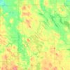 Allis Township topographic map, elevation, terrain