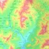 九龙镇 topographic map, elevation, terrain