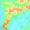 Clairac topographic map, elevation, terrain