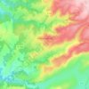 Freix-Anglards topographic map, elevation, terrain