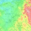 Cheshire East topographic map, elevation, terrain