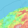 Bartın topographic map, elevation, terrain