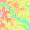 Town of Cameron topographic map, elevation, terrain