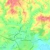 Hellingly topographic map, elevation, terrain