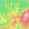 Aleyrac topographic map, elevation, terrain