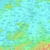 Wuhu topographic map, elevation, terrain