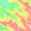 San Pedro Necta topographic map, elevation, terrain