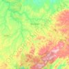 Pilar do Sul topographic map, elevation, terrain