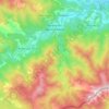 Amélie-les-Bains-Palalda topographic map, elevation, terrain