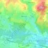 Blacourt topographic map, elevation, terrain