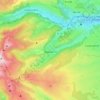 Albepierre-Bredons topographic map, elevation, terrain