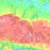 Monterblanc topographic map, elevation, terrain