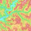 Les Eyzies-de-Tayac-Sireuil topographic map, elevation, terrain