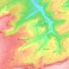 Rosenfeld topographic map, elevation, terrain