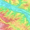 Eltmann topographic map, elevation, terrain