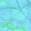 Barendrecht topographic map, elevation, terrain