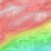 Villars-Burquin topographic map, elevation, terrain