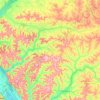 Buffalo River topographic map, elevation, terrain