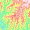 Anchieta topographic map, elevation, terrain