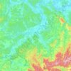 Grad Glina topographic map, elevation, terrain