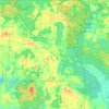 Town of Lake Tomahawk topographic map, elevation, terrain