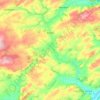 Tregynon topographic map, elevation, terrain