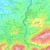 Sense topographic map, elevation, terrain