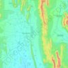 Porumamilla topographic map, elevation, terrain