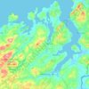 Letterkenny topographic map, elevation, terrain