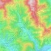 Val Brembilla topographic map, elevation, terrain