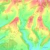 Compton topographic map, elevation, terrain