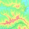 Golden Gate Highlands National Park topographic map, elevation, terrain