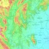 Sukhothai topographic map, elevation, terrain