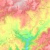 Sénezergues topographic map, elevation, terrain