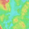 Lac Gillies topographic map, elevation, terrain