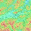 金华市 topographic map, elevation, terrain