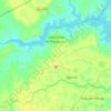 Cabaceiras do Paraguaçu topographic map, elevation, terrain