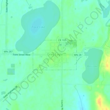 Grey Eagle topographic map, elevation, terrain