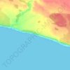 Ototoka Beach topographic map, elevation, terrain