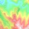 Rawabi topographic map, elevation, terrain