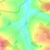 Wilge River topographic map, elevation, terrain