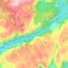 Struben topographic map, elevation, terrain