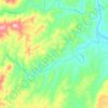 uMgeni topographic map, elevation, terrain