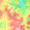 Ramat HaShofet topographic map, elevation, terrain