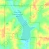 King Lake topographic map, elevation, terrain