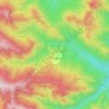 Em River topographic map, elevation, terrain