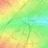 Segoditshane topographic map, elevation, terrain