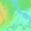 Староуразаево topographic map, elevation, terrain