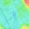 Aston's Eyot topographic map, elevation, terrain