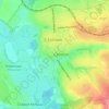 Скопин topographic map, elevation, terrain